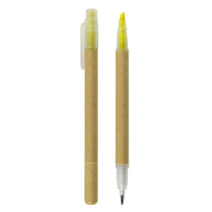 Boligrafo/Destacador Ecologico