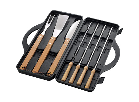Set BBQ en Maletin Plastico
