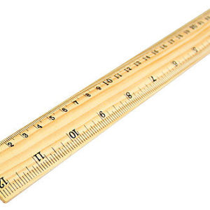 Regla de Madera 30cm.