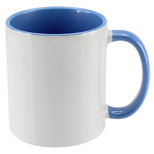 Tazon Ceramico Bicolor para Sublimacion