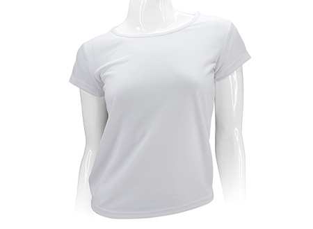 Polera Manga Corta Poliester Mujer