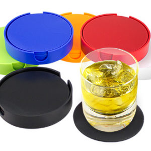 Set de Posavasos Plasticos Redondos