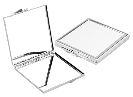 Espejo Metalico Cuadrado Sublimacion