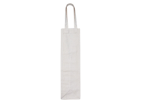 Bolsa Botella de Vino 100% Algodon Canvas 10 x 35 x 10 cm