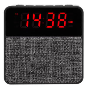 BT Altavoz-Radio FM-Reloj-Alarma